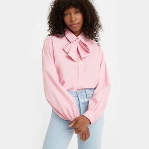 EUC Pink Levi's Gretchen Button Up Blouse